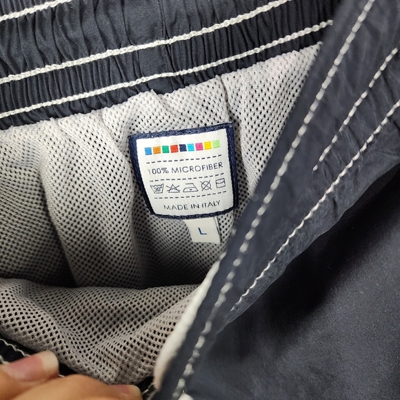 Fedeli Navy Blue Swim Shorts - Picture 5 of 5